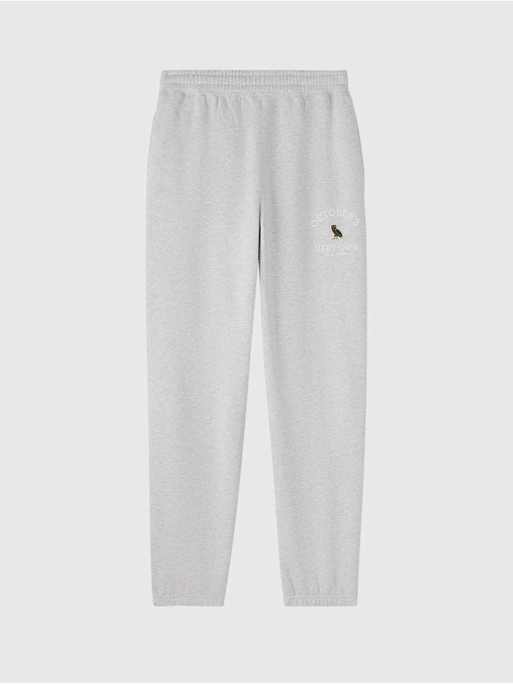 OVO October's Very Own Collegiate Gray Sweatpants with Drawstring- #95